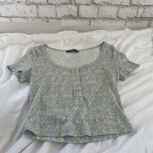 floral crop top